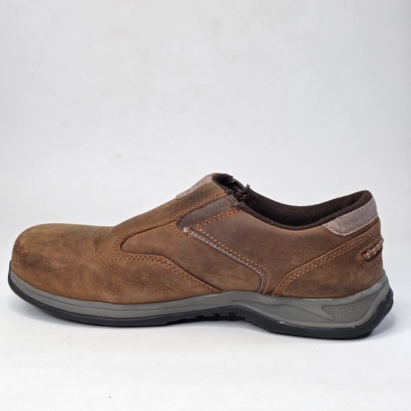 Red Wing Mens Safety Toe Shoes Size 8.5 Brown Leather Slip On Oil Slip Resistant main image 13